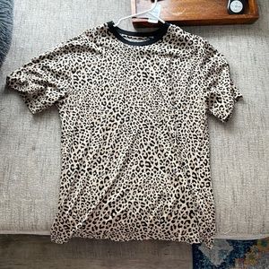 PAC sun single stitch cheetah shirt